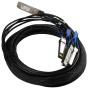 Câble Breakout MikroTik QSFP28 100G vers 4 x 25G SFP28 | Azurtem